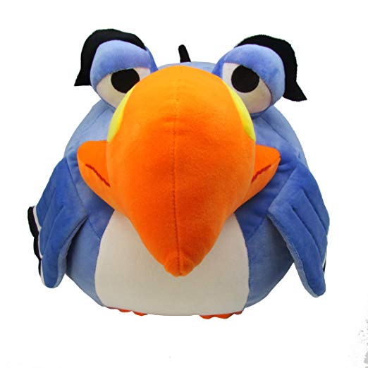 Lion King Cuddle Pal Stuffed Animal Plush - Large Round Zazu - 10"