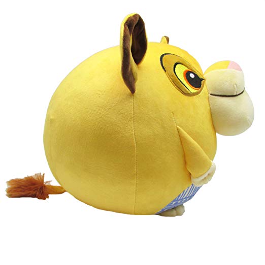 Lion King Cuddle Pal Stuffed Animal Plush - Large Round Simba - 10"